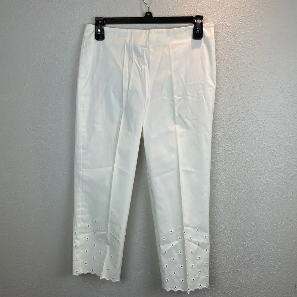 NWT Jones New York Signature White Pants Size 10